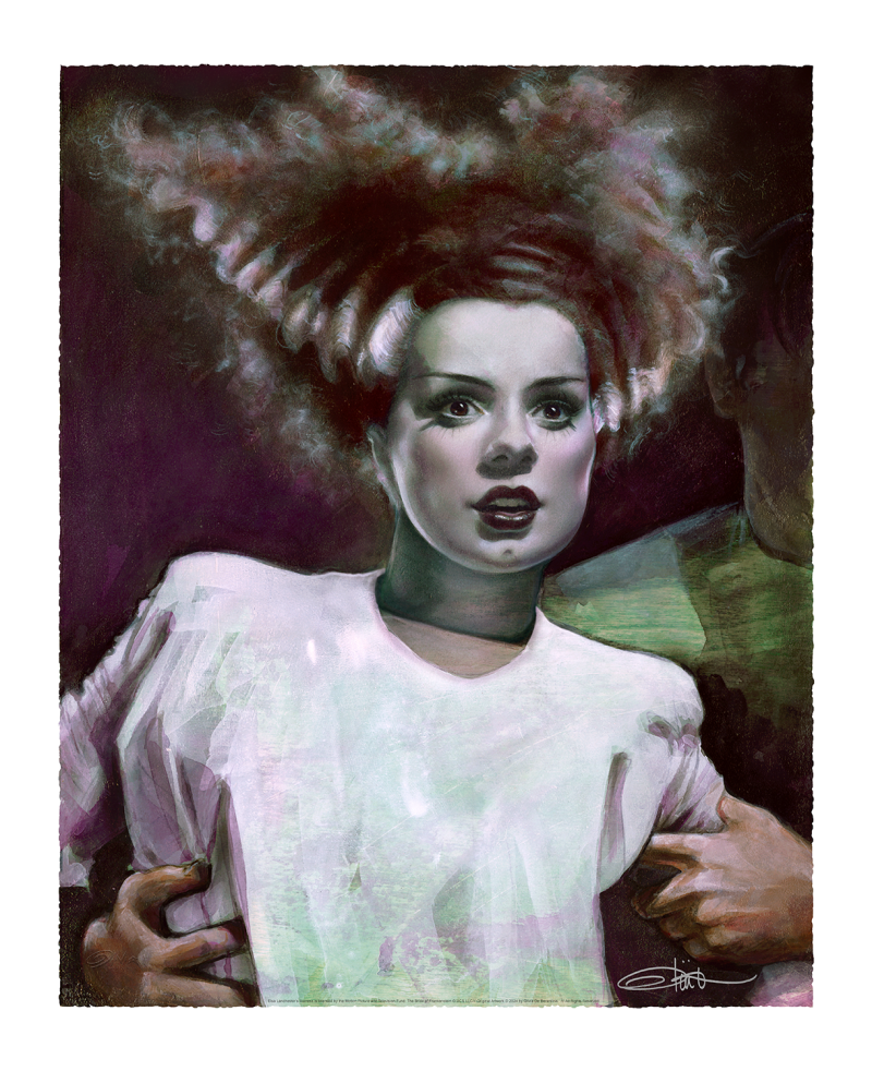 The Bride of Frankenstein Art Print by Sideshow Collectibles