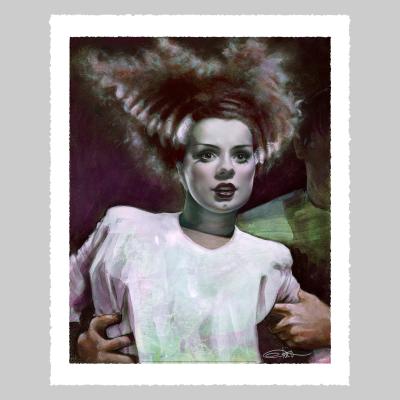 The Bride of Frankenstein art print