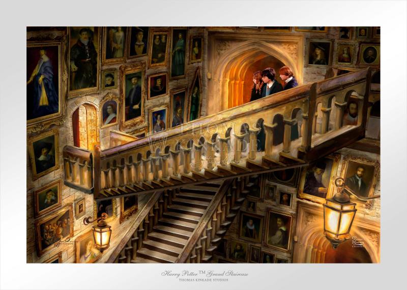 Harry Potter Grand Staircase Art Print by Art Brand Studios