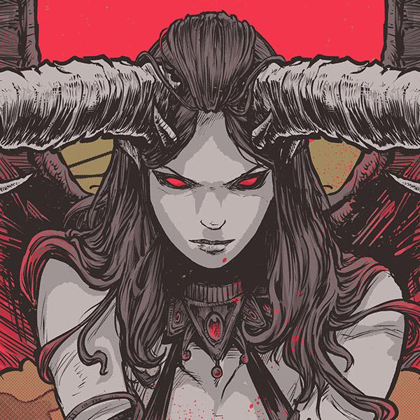 The Succubus Art Print by Godmachine