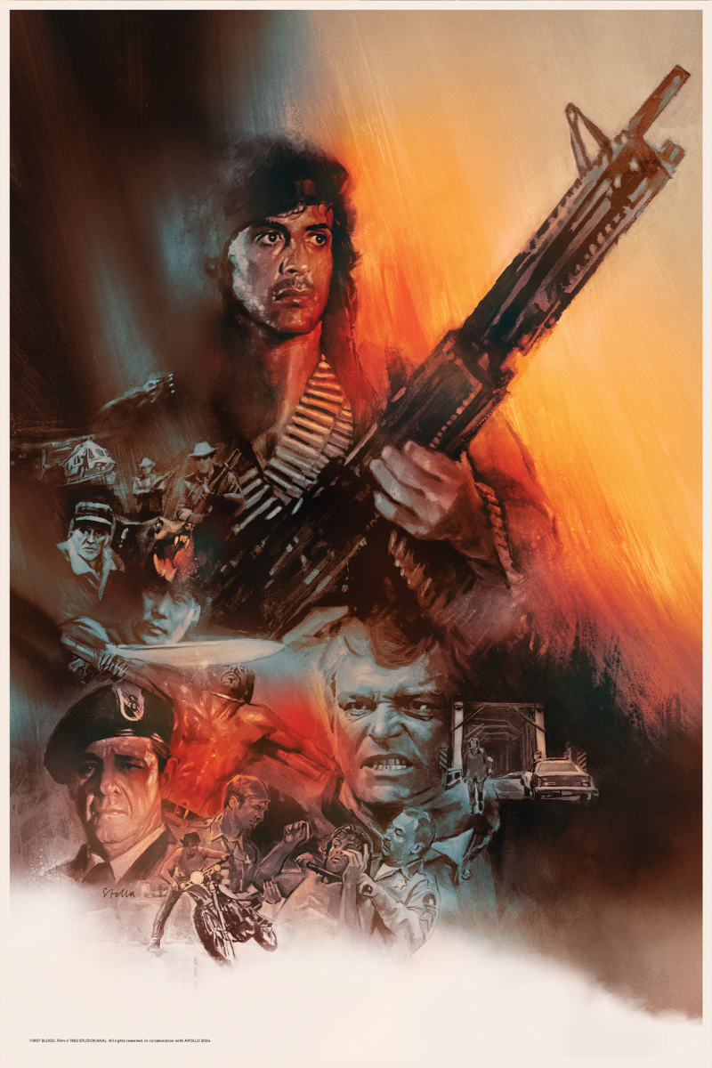 Rambo: First Blood (Lithograph) Art Print by Apollo Gallery