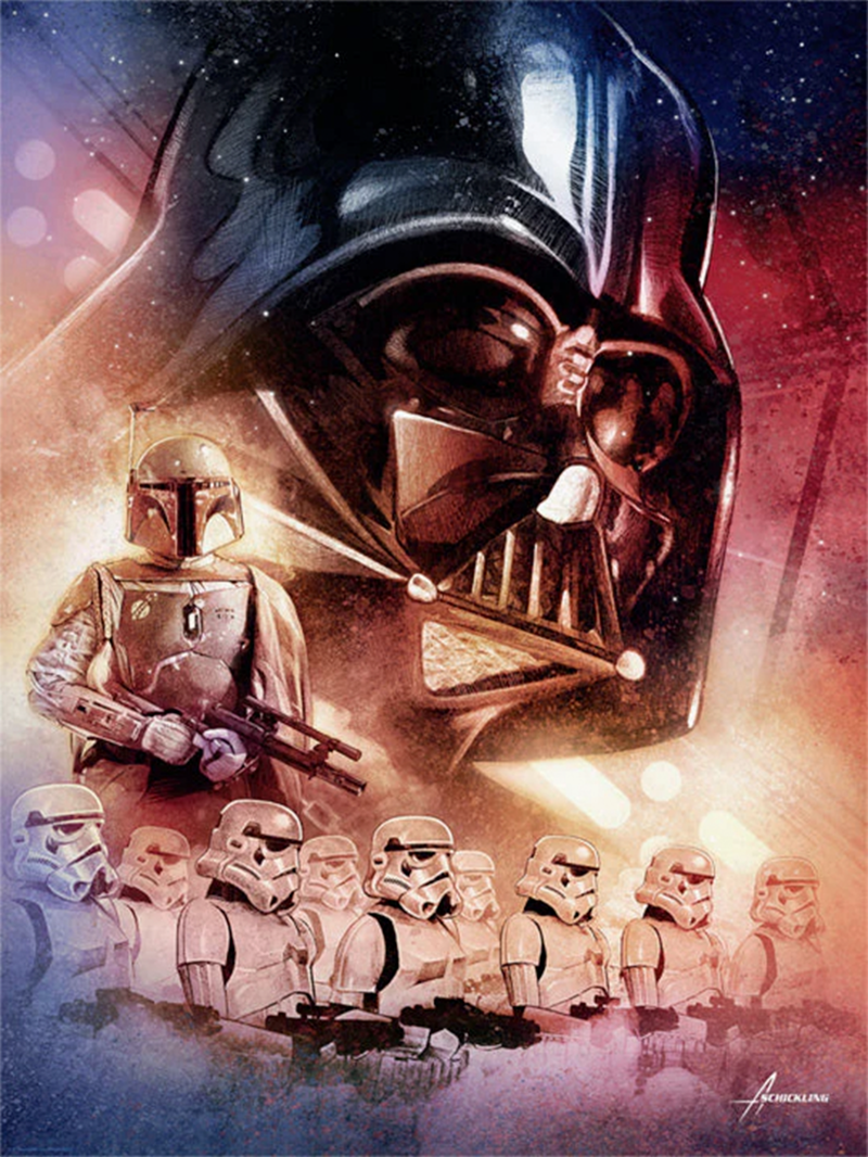 Darth Vader's Forces Art Print by ACME Archives
