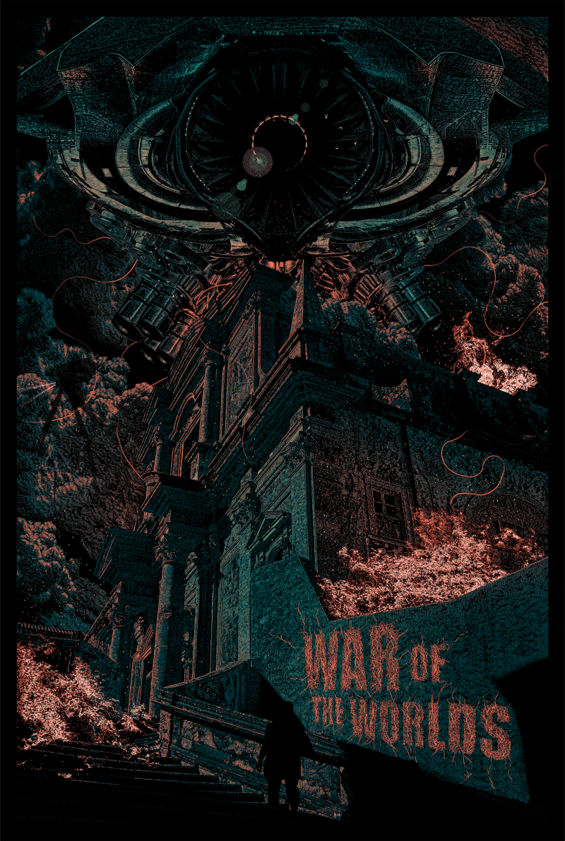 War of the Worlds Art Print by Moor-Art Gallery Ltd.