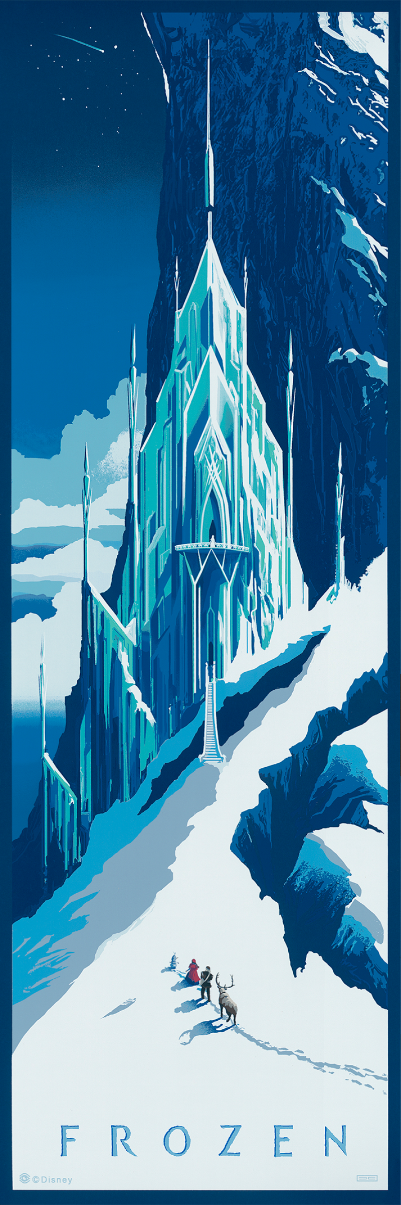 Frozen Movie Poster by Cyclops Print Works