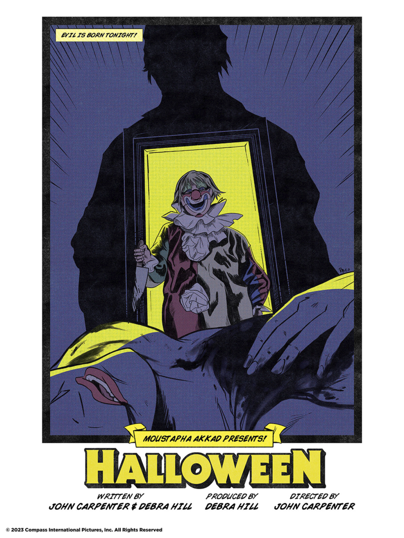 Halloween (By Ryan Button) Movie Poster by Moor-Art Gallery Ltd.