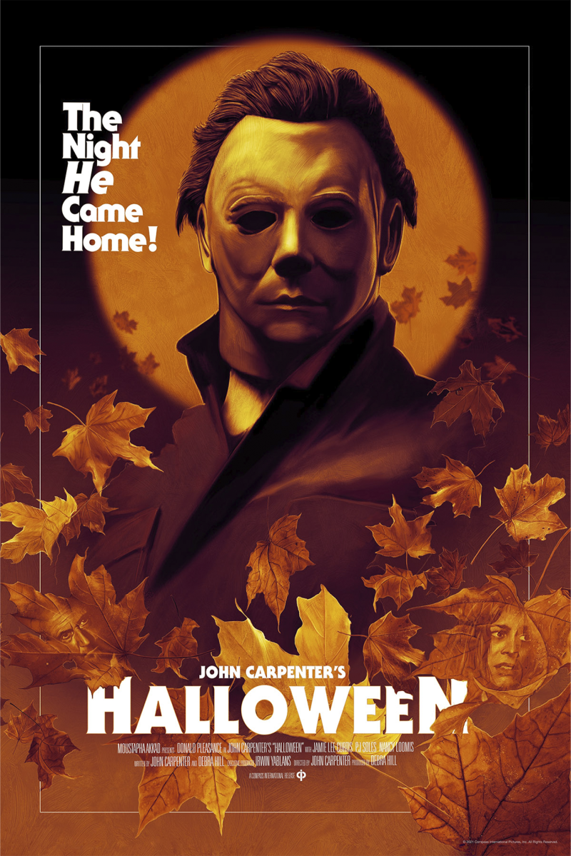 Halloween (By Rich Davies) Movie Poster by Moor-Art Gallery Ltd.