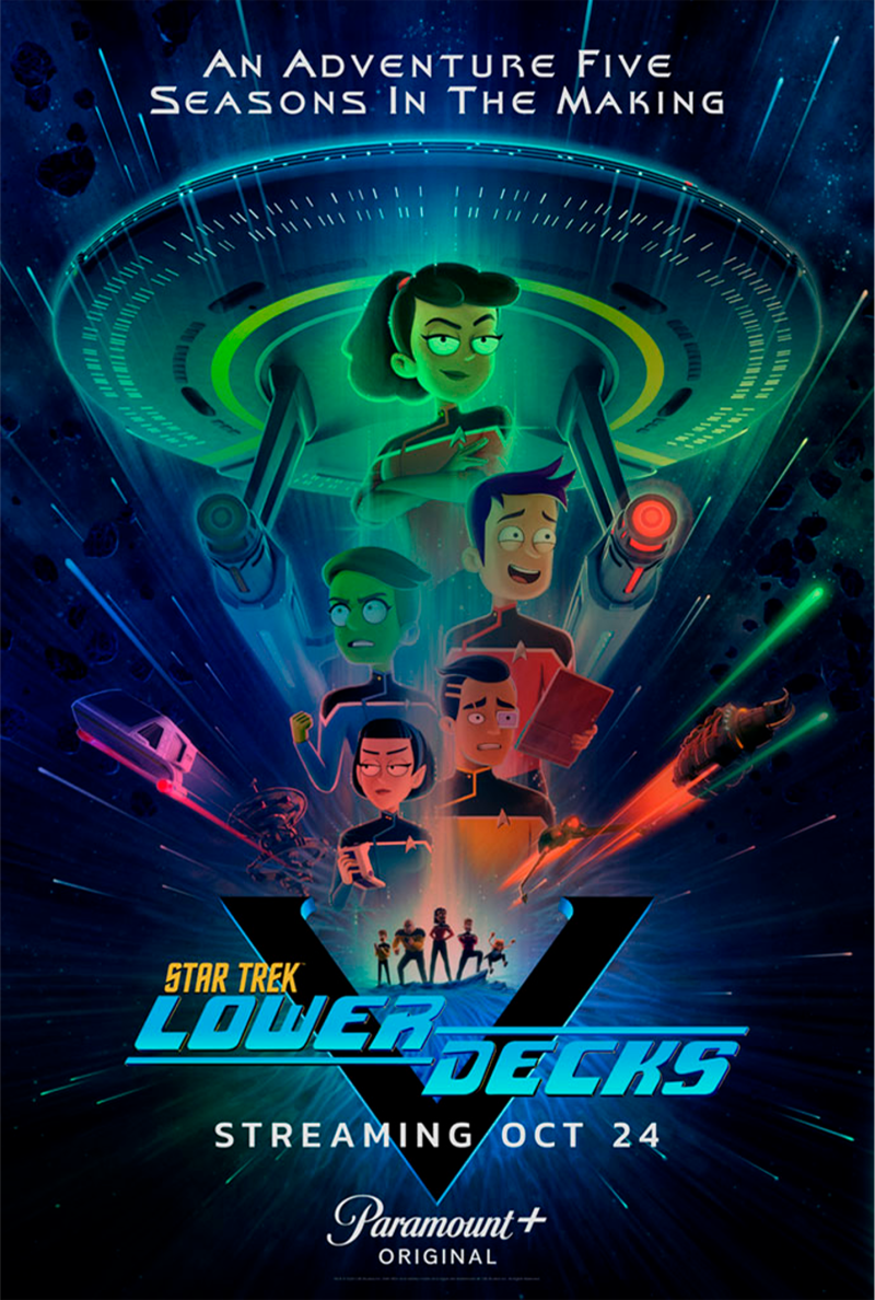 Star Trek: Lower Decks Season 5 Key Art Foil Variant Art Print by Vice Press