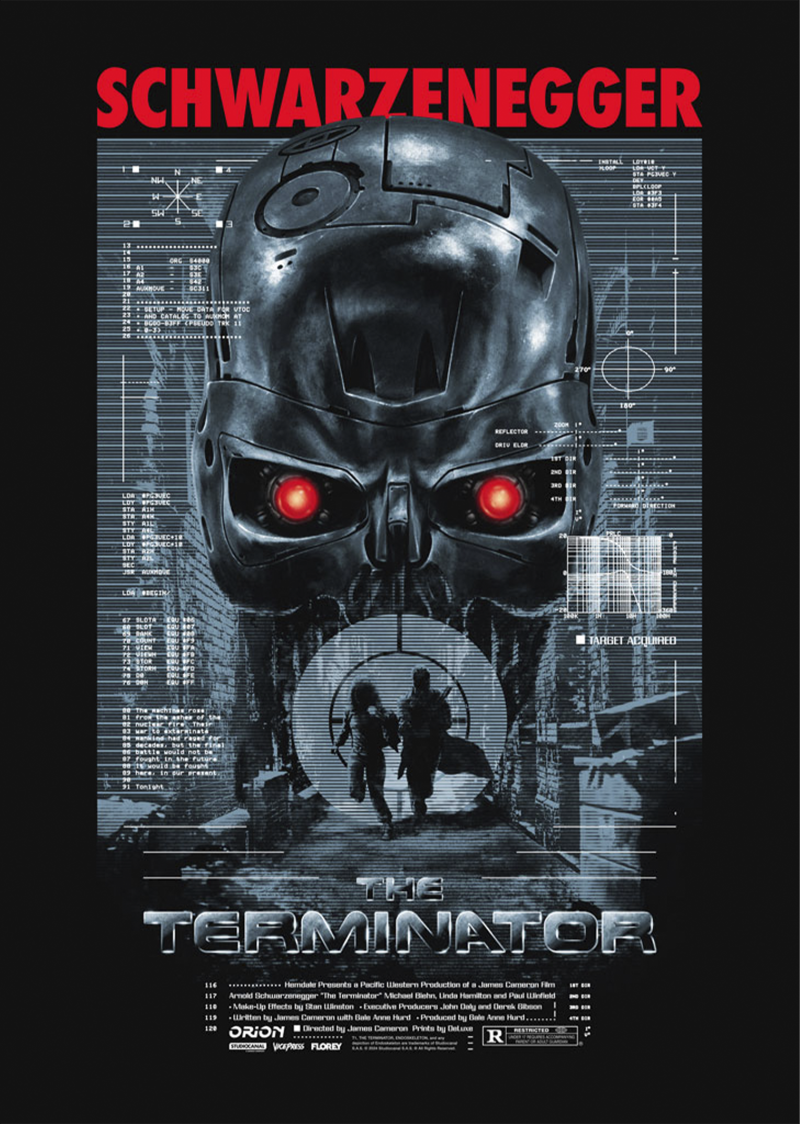 The Terminator (Editions) Movie Poster by Vice Press
