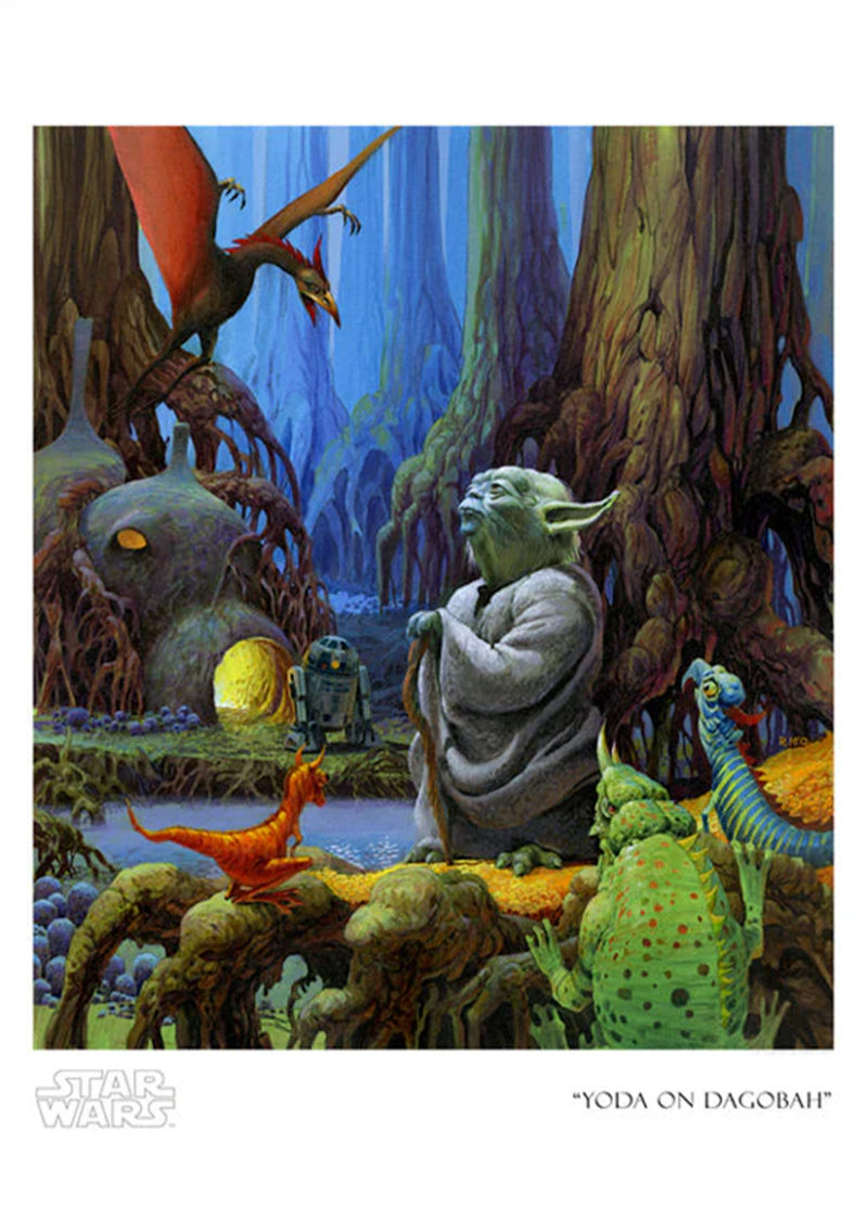 Yoda on Dagobah Art Print by ACME Archives