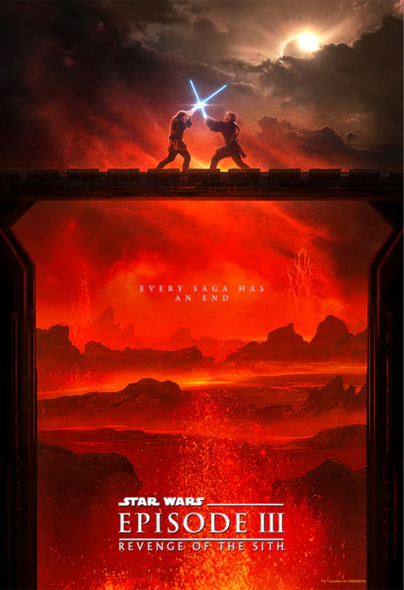 Mustafar Confrontation Movie Poster by ACME Archives