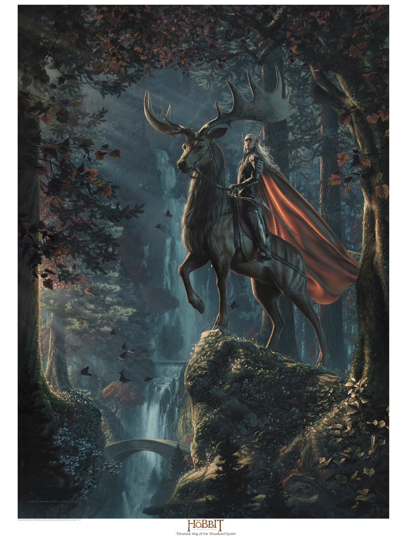 Thranduil: King of the Woodland Realm Art Print by Vanderstelt Studio