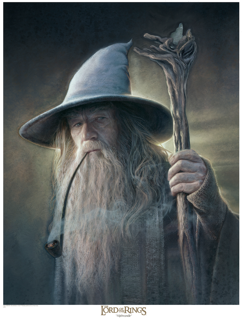 Gandalf: Mithrandir Art Print by Vanderstelt Studio