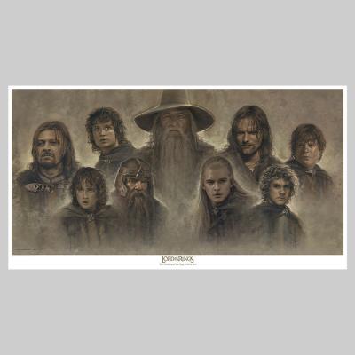 Lord of the Rings: The Company of the Ring Shall be Nine art print