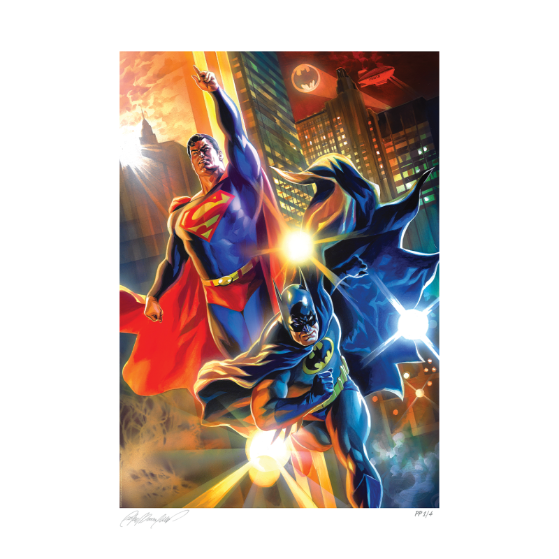 Batman & Superman: World's Finest Art Print by Sideshow Collectibles
