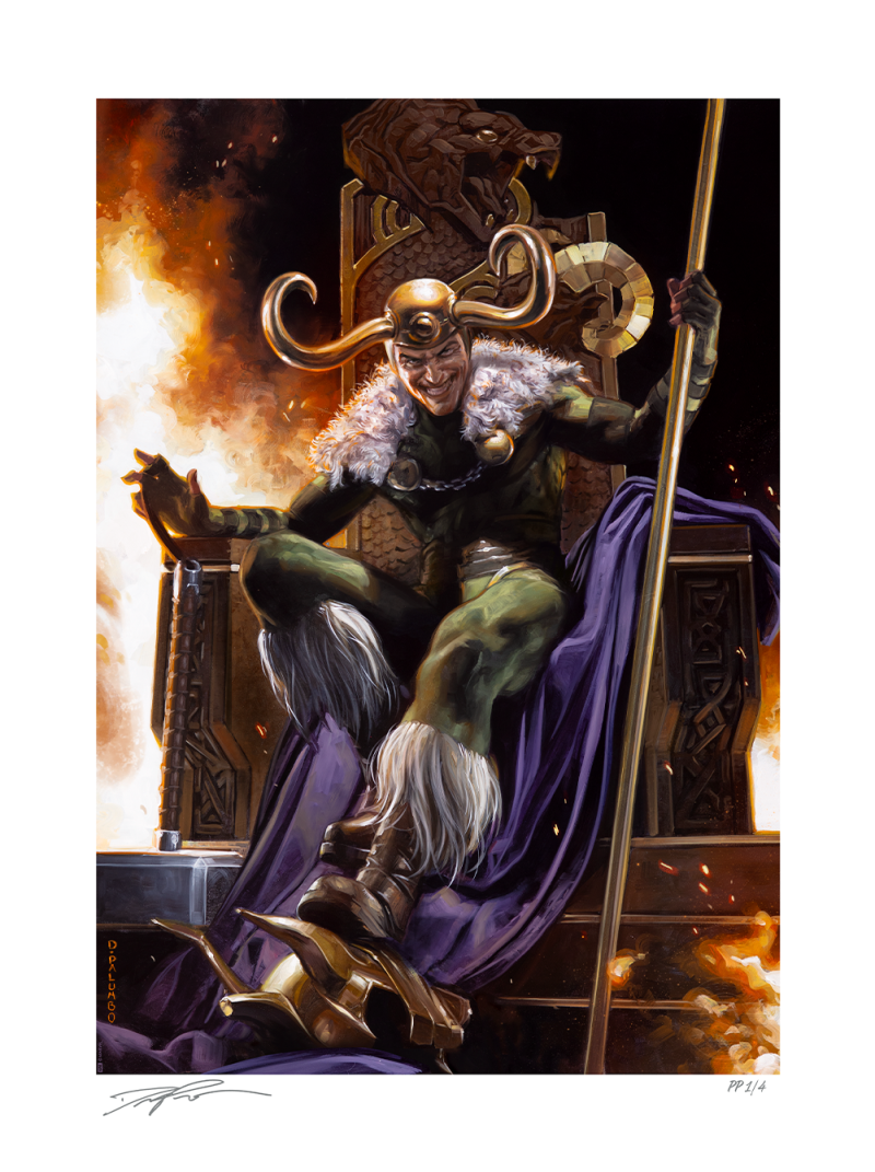 Loki: God of Mischief Art Print by Sideshow Collectibles