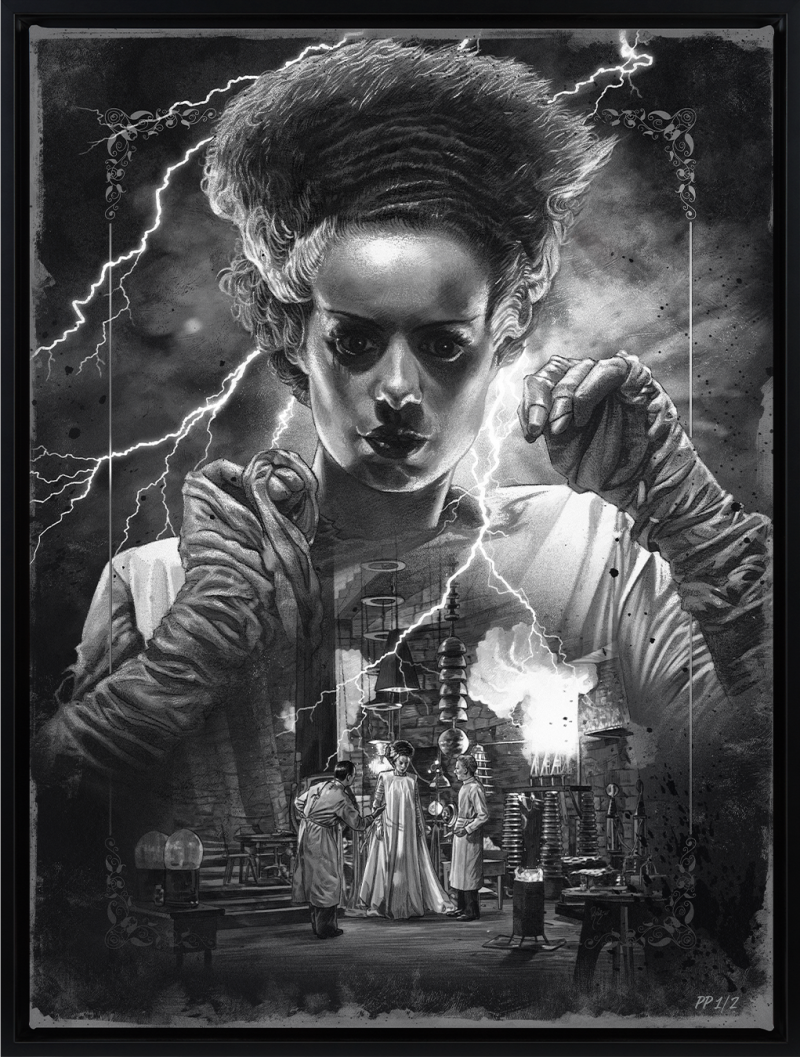 Bride of Frankenstein (Silver Screen) Movie Poster by Sideshow Collectibles