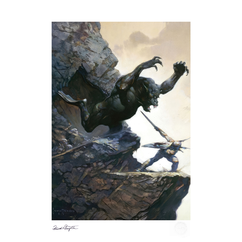 Cave Demon Art Print by Frazetta Jr. Enterprises