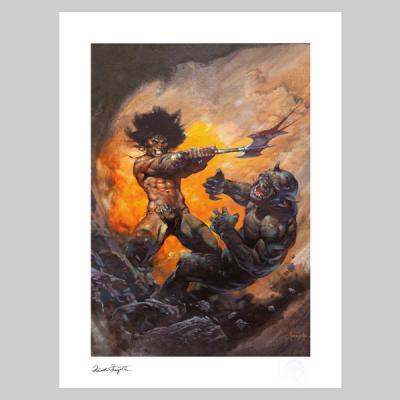 Barbarian with an Axe art print
