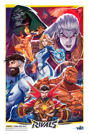 Marvel Rivals Eternal Night Falls Fine Art Print by Jhony