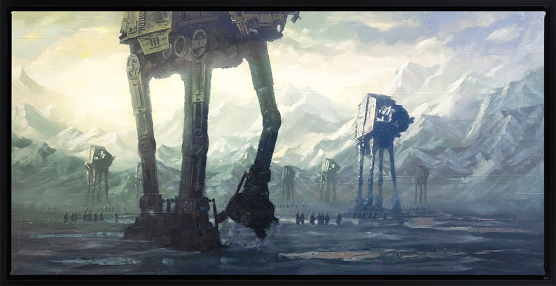 Dawn at Hoth Art Print by ACME Archives