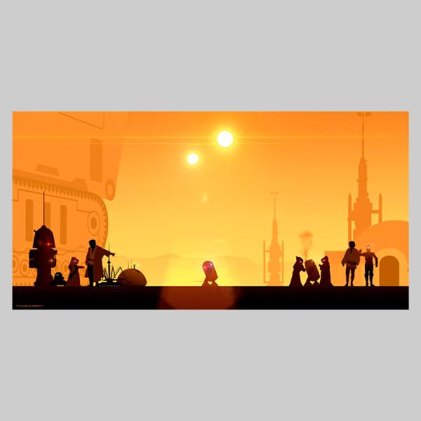 Droids for Sale (Star Wars) Art Print by ACME Archives