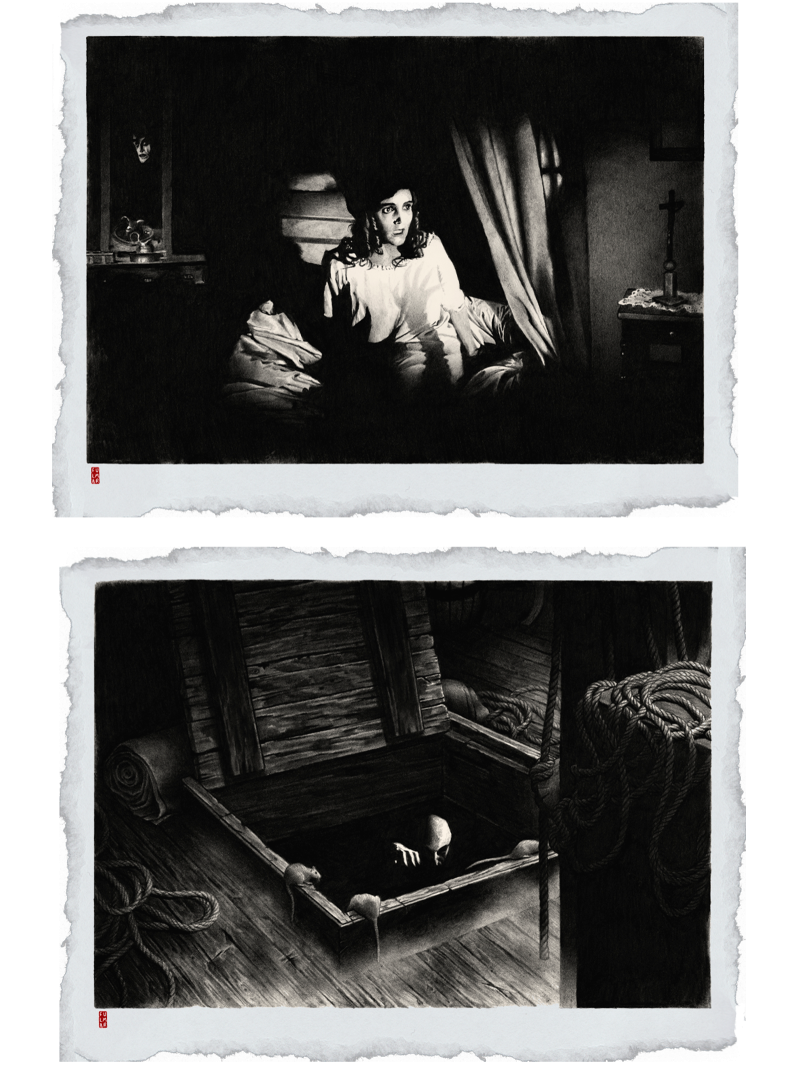 Nosferatu Mini Print Set of 2 Art Print by Apollo Gallery