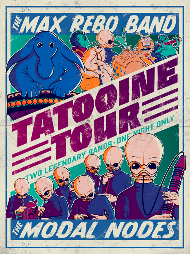 Tatooine Tour Art Print by ACME Archives