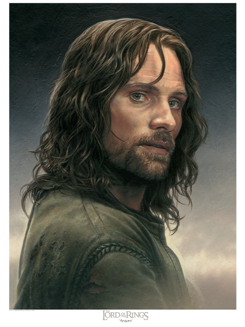 Aragorn Art Print by Vanderstelt Studio