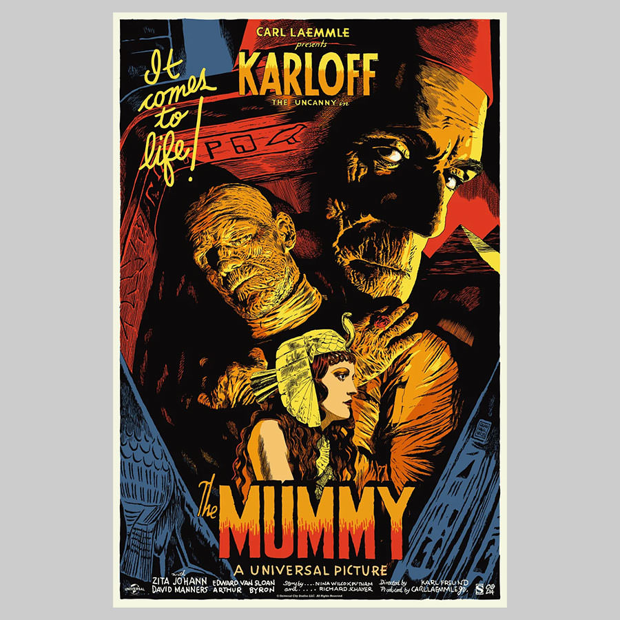 The Mummy Movie Poster by CODA Curates | Sideshow Collectibles