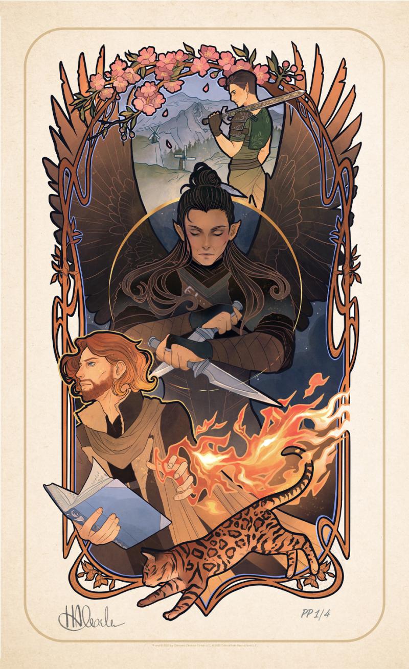 Critical Role 10th Anniversary: Liam O'Brien Art Print by Sideshow Collectibles