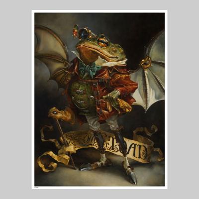 The Insatiable Mr. Toad art print