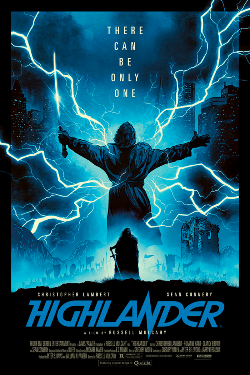 Highlander Movie Poster by Vice Press