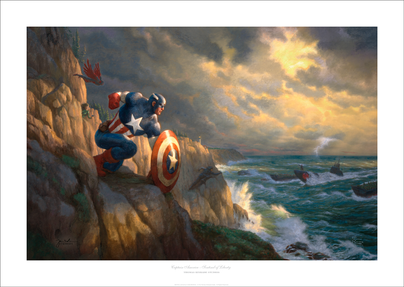Captain America  Sentinel of Liberty Art Print by Art Brand Studios