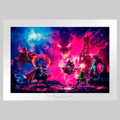 Doctor Strange vs The Dark Despot art print