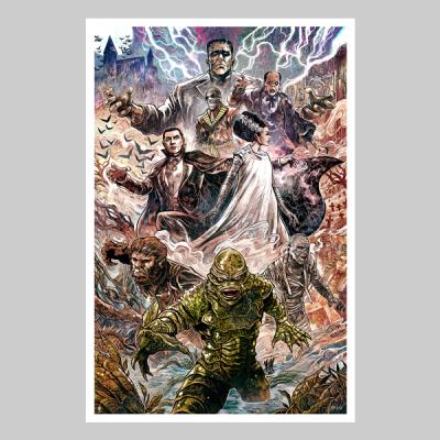 Universal Monsters art print