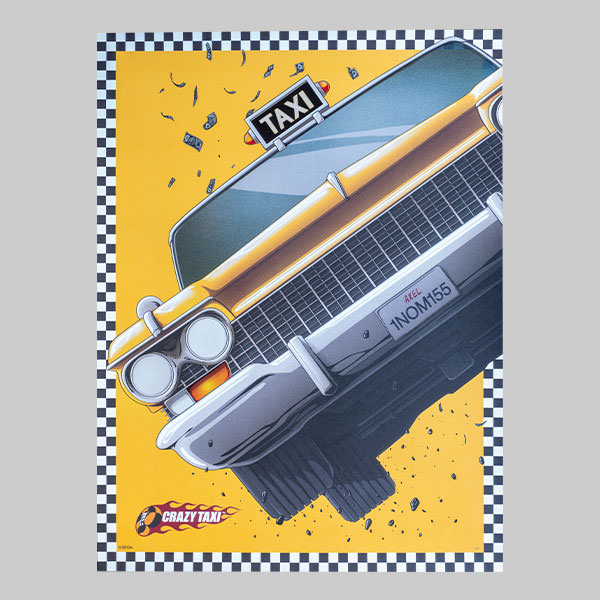 Gérard DI-MACCIO サイボーグアート Crazy Taxi Art Print by Moor-Art Gallery | Sideshow Collectibles