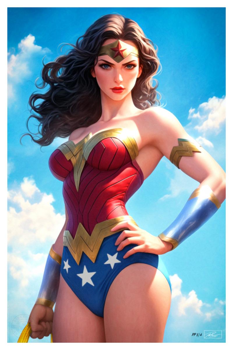Justice League Trinity: Wonder Woman™ Fine Art Print by Sideshow Collectibles