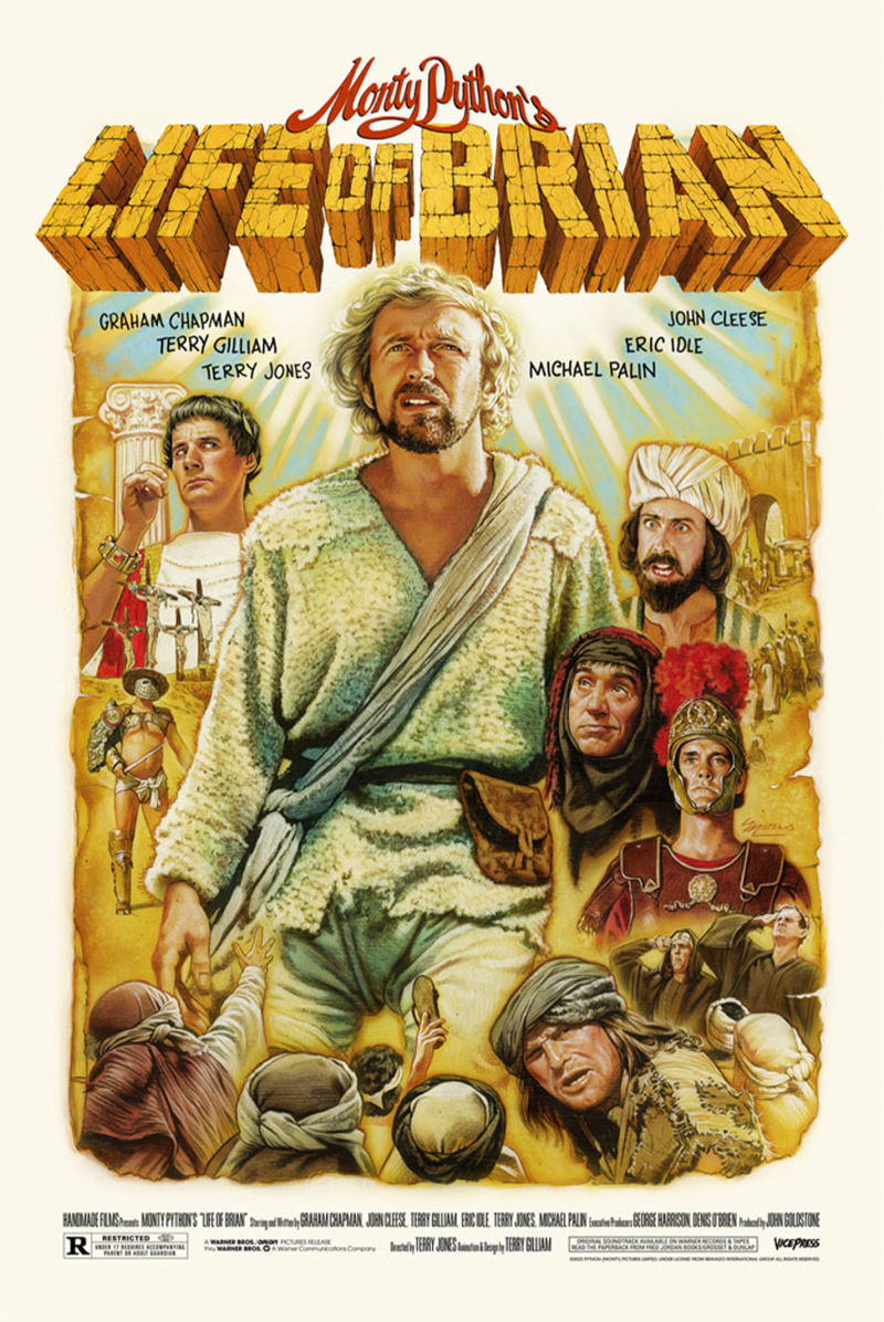 Monty Python’s The Life Of Brian Movie Poster by Vice Press