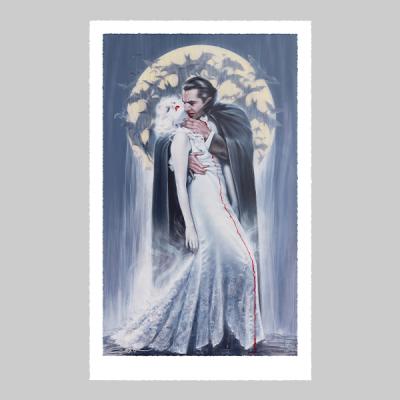 Dracula: The Kiss art print