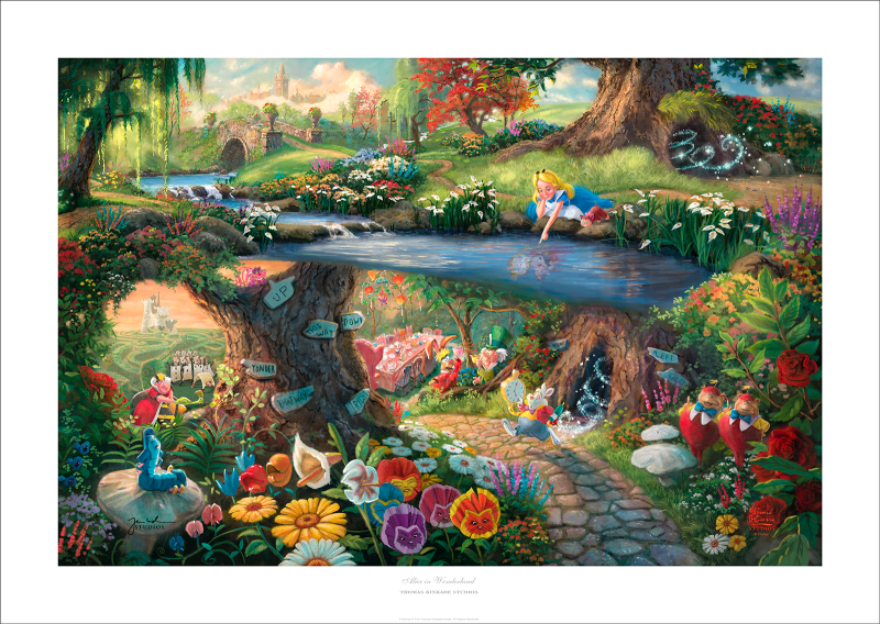Alice In Wonderland Art Print by Art Brand Studios