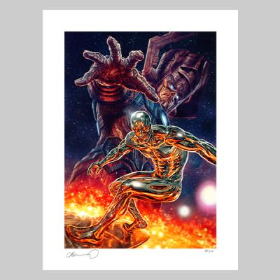 Galactus and the Silver Surfer art print
