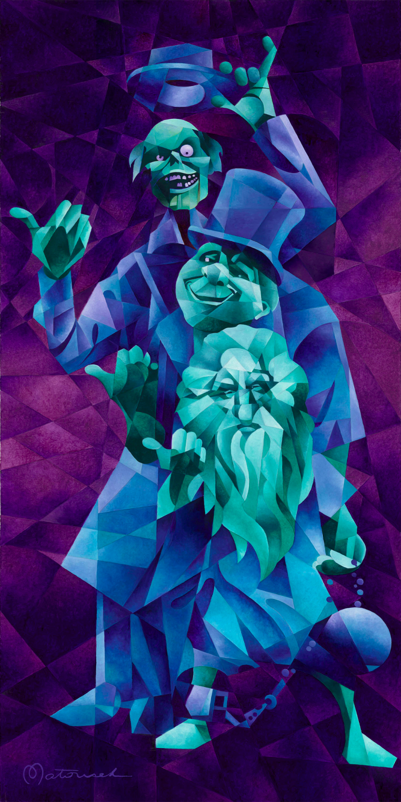 Hitchhiking Ghosts Art Print by Disney Fine Art