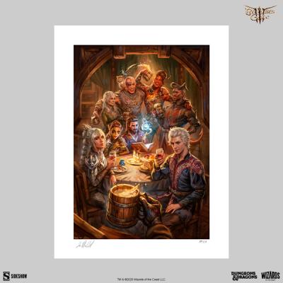 Baldur's Gate III: The Elfsong Tavern art print