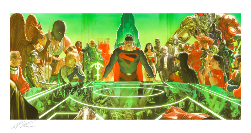 Kingdom Come: War Room Art Print by Alex Ross Art