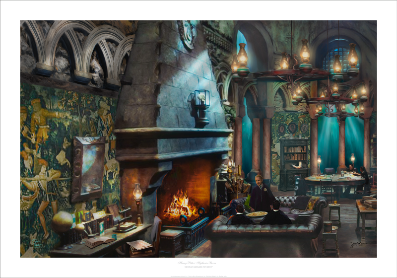 Harry Potter™ Slytherin Room Art Print by Art Brand Studios
