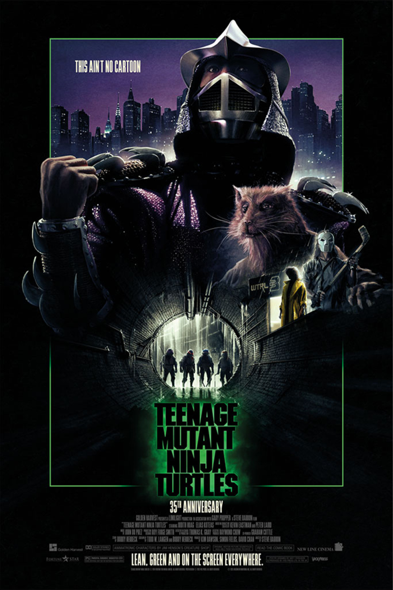 Teenage Mutant Ninja Turtles Movie Poster by Vice Press