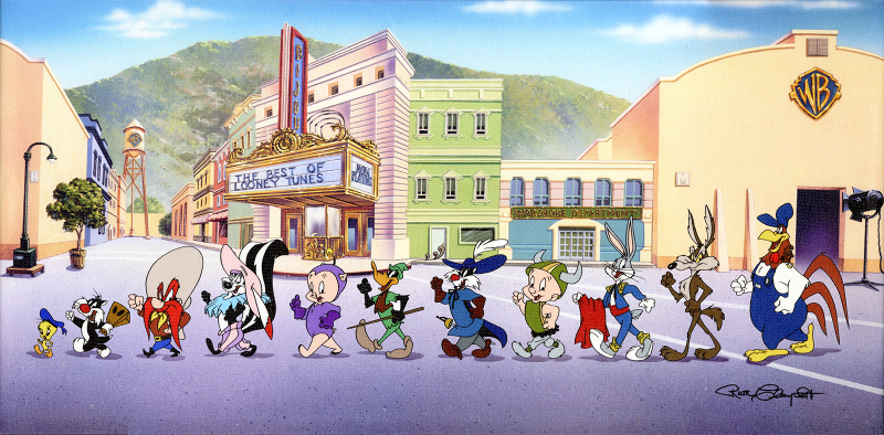 Looney Tunes on Parade Art Print by Clampett Studio Collections