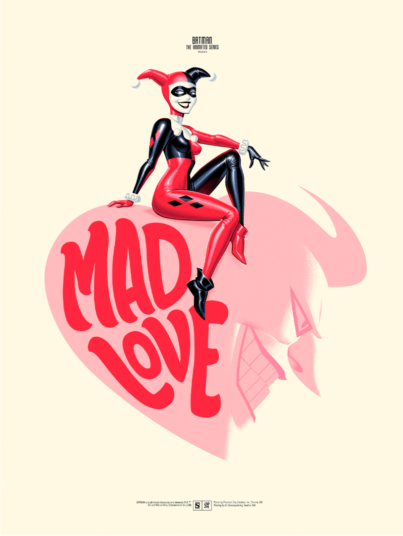 Batman™ The Animated Series: Mad Love Art Print by Sideshow Collectibles