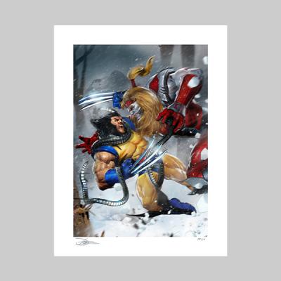 Wolverine vs Omega Red art print