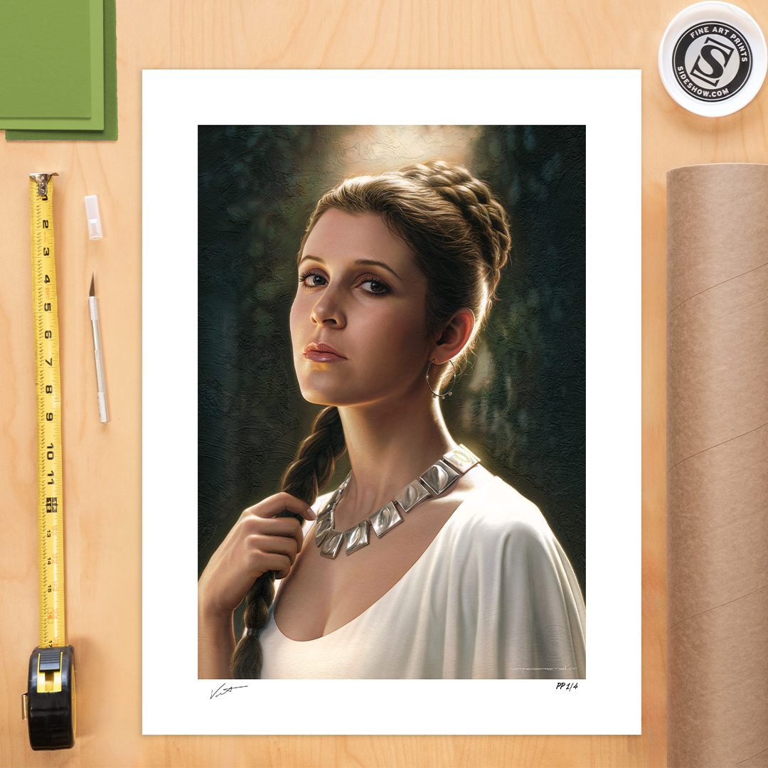 Princess Leia Organa™: Victory for the Rebellion Fine Art Print by Jerry Vanderstelt